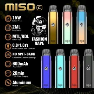 正品 Univapo Miso C 小煙主機(一次性小煙主機 內附0.8歐倉 口感漂亮