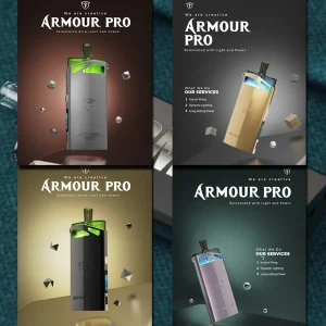 SAMURAI Armour Pro 將軍 PRO 30W 發光主機 1500mah 空倉一盒2顆